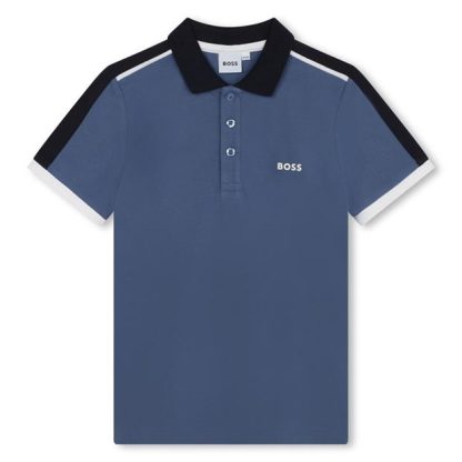 Boss Boss SS Polo Jn42 Kids Short Sleeve Polos Slate Blue 80G for sale