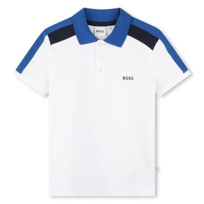 Boss Boss SS Polo Jn42 Kids Short Sleeve Polos White 10P for sale