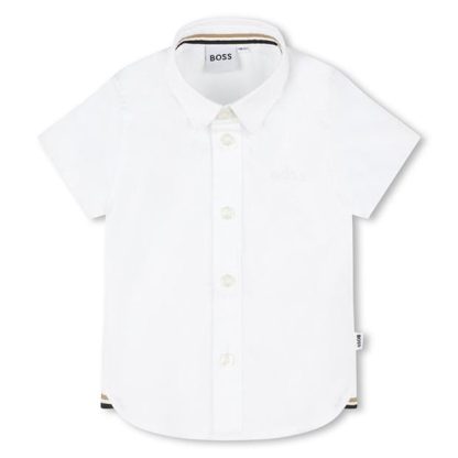 Boss Boss SS Shirt In42 Kids White 10P  for sale