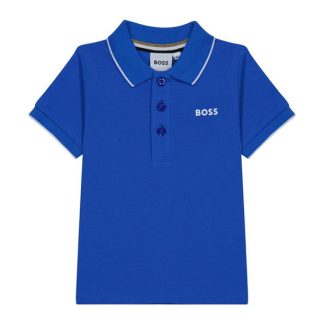 Boss Boss Sml Lgo Polo In34 Kids Short Sleeve Polos Navy 846 for sale