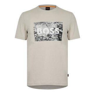 Boss Boss Te Building 10249510 01 Men Regular Fit T-Shirts Light Beige 271 for sale