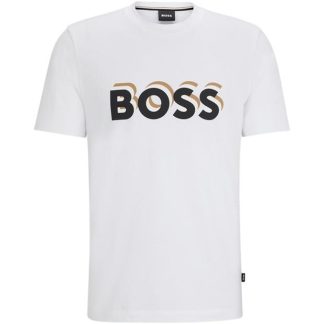 Boss Boss Tiburt 427 10247153 01 Men Regular Fit T-Shirts White for sale