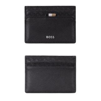 Boss Boss ZairM CardHldr Sn42 Unisex Black 001  for sale