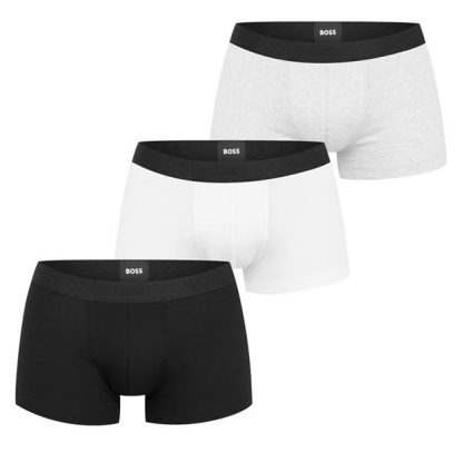 Boss Boxer Br 3P S 10248908 01 Men Boxers Blk/Wht/Gry996 for sale