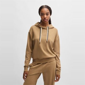 Boss CP Stripe_Hoodie 10263803 01 Women OTH Hoodies Beige for sale