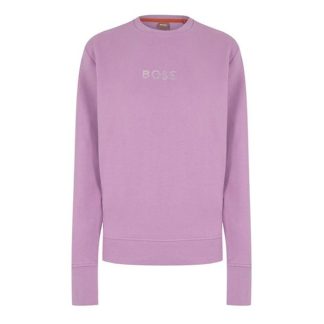 Boss C_Elaboss_shiny 10238476 01 Women Crew Sweaters Light Pink 680 for sale