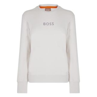 Boss C_Elaboss_shiny 10238476 01 Women Crew Sweaters Open White 118 for sale