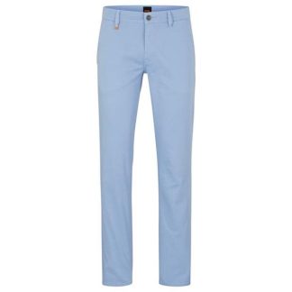 Boss Chino Slim Trousers Men Chinos Blue 460 for sale