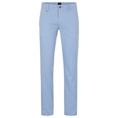 Boss Chino Slim Trousers Men Chinos Blue 460 for sale