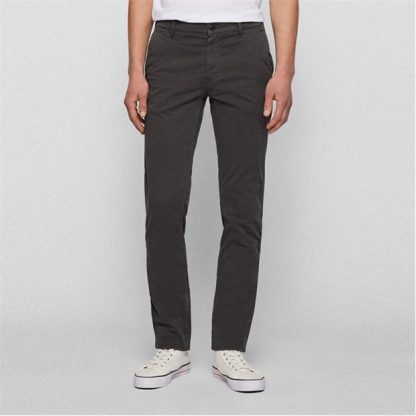 Boss Chino Slim Trousers Men Chinos Charcoal 020 for sale