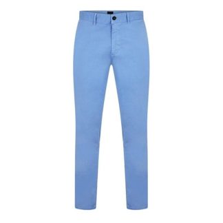 Boss Chino Slim Trousers Men Chinos Pas Blue 455 for sale