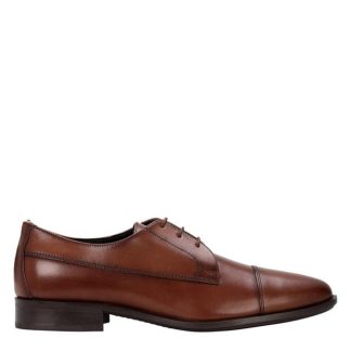 Boss Colby Cap Toe Derby Shoes Men Derby Shoes Brown 210 for sale