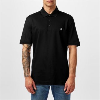 Boss Cotton Polo Shirt Men Black 001  for sale