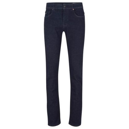 Boss Delaware Slim Jeans Men Slim Jeans Dk Blue 409 for sale