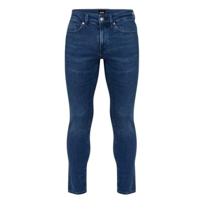 Boss Delaware Slim Jeans Men Slim Jeans Med Blue 421 for sale