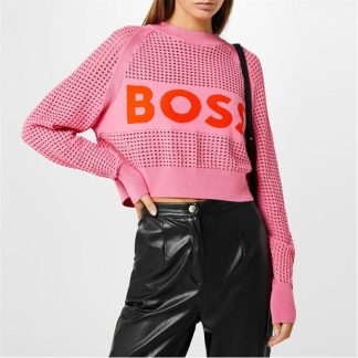 Boss Fenniki Jumper Women Jumpers Medium Pink for sale