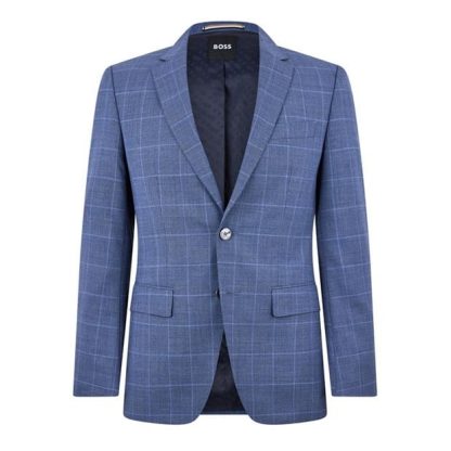 Boss H-Huge-MM-C-224 10258058 01 Men Blue Check  for sale