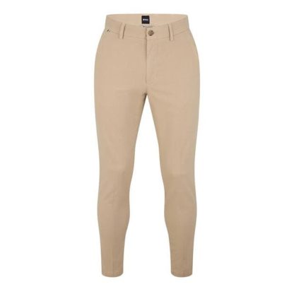 Boss HBB Kaiton Trs Sn42 Men Slim Fit Trousers Light Beige 276 for sale