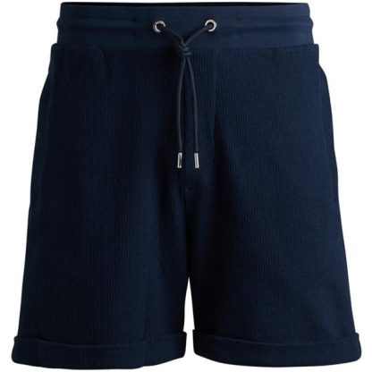 Boss HBB Lasdun 129 Sn42 Men Fleece Shorts Dark Blue 404 for sale