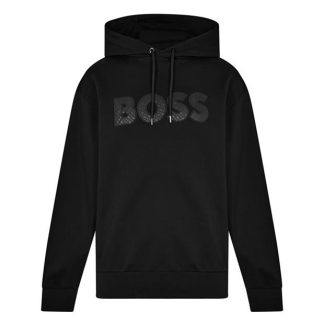 Boss HBB Monogram Hoody Sn33 Men Black 001  for sale