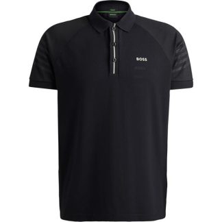 Boss HBG Paddy 2 Sn43 Men Short Sleeve Polos Black 001 for sale