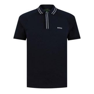 Boss HBG Paule 2 Sn42 Men Short Sleeve Polos Dark Blue 402 for sale