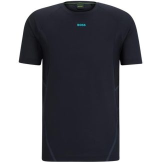 Boss HBG Tee Active 1 Sn41 Men Regular Fit T-Shirts Dark Blue 402 for sale