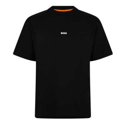 Boss HBO Te Berge Sn43 Men Oversized T-Shirts Black 001 for sale