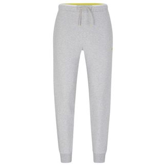 Boss Hadiko 1 10250371 01 Men Closed Hem Fleece Jogging Bottoms Pstl Grey 057 for sale