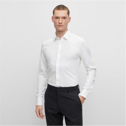 Boss Hank Kent Slim Fit Shirt Men White  for sale