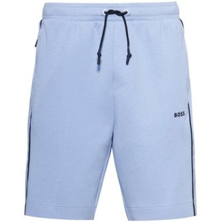 Boss Headlo 1 10256713 01 Men Fleece Shorts Open Blue 498 for sale