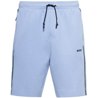 Boss Headlo 1 10256713 01 Men Fleece Shorts Open Blue 498 for sale