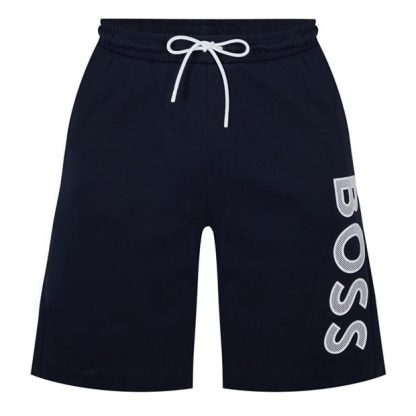 Boss Heos Shorts Men Fleece Shorts Navy 403 for sale