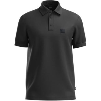 Boss Hugo Boss Parlay Polo Shirt Mens Men Short Sleeve Polos Black 002 for sale