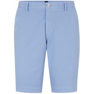 Boss Hugo Boss Slice Shorts Mens Men Chino Shorts Open Blue 492 for sale