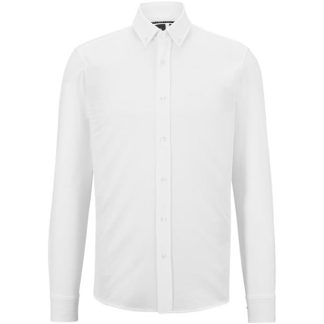 Boss Joe Regular Fit Stretch Cotton Twill Shirt Men White  for sale