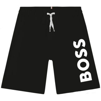 Boss Junior Logo Swim Shorts Kids Black 09B  for sale