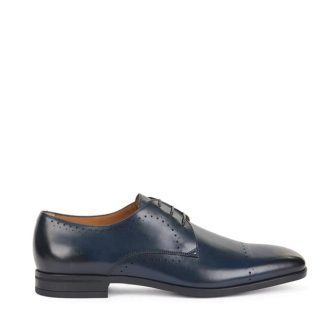 Boss Kensington Derby Brogue Men Dark Blue  for sale