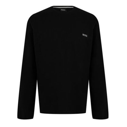 Boss Long Sleeve T-Shirt Men Long Sleeve T-Shirts Black 001 for sale