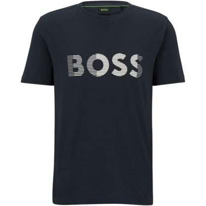 Boss Long Sleeve T Shirt Men Regular Fit T-Shirts Dk Blue 402 for sale