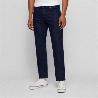 Boss Maine Regular Jeans Men Straight Jeans Dark Blue 415 for sale