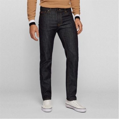 Boss Maine Regular Jeans Men Straight Jeans Deep Blue 408 for sale