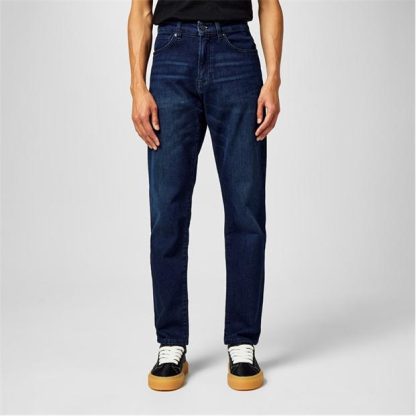 Boss Maine Straight-Leg Jeans Men Straight Jeans Dark Blue 406 for sale