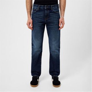 Boss Maine Straight-Leg Jeans Men Straight Jeans Medium Blue 429 for sale