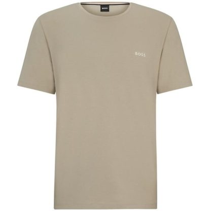 Boss Mix Match T Shirt Men Regular Fit T-Shirts Dark Beige 255 for sale