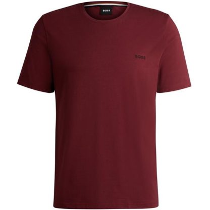 Boss Mix Match T Shirt Men Regular Fit T-Shirts Dark Red 605 for sale