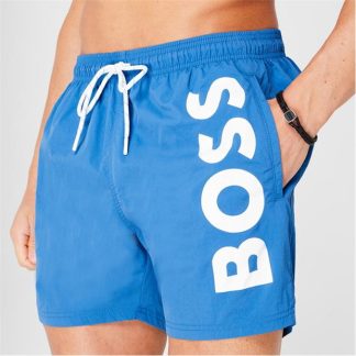 Boss Octopus Swim Shorts Men Swim Shorts Blue 490 for sale