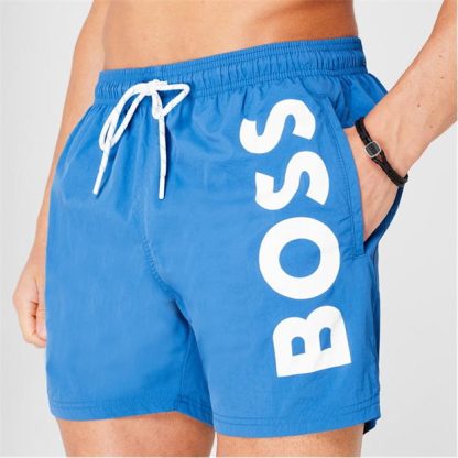 Boss Octopus Swim Shorts Men Swim Shorts Blue 490 for sale