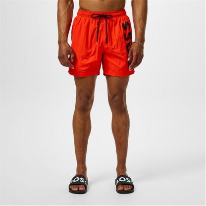 Boss Octopus Swim Shorts Men Swim Shorts BrightOrange821 for sale