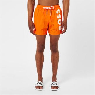 Boss Octopus Swim Shorts Men Swim Shorts BrightOrange829 for sale